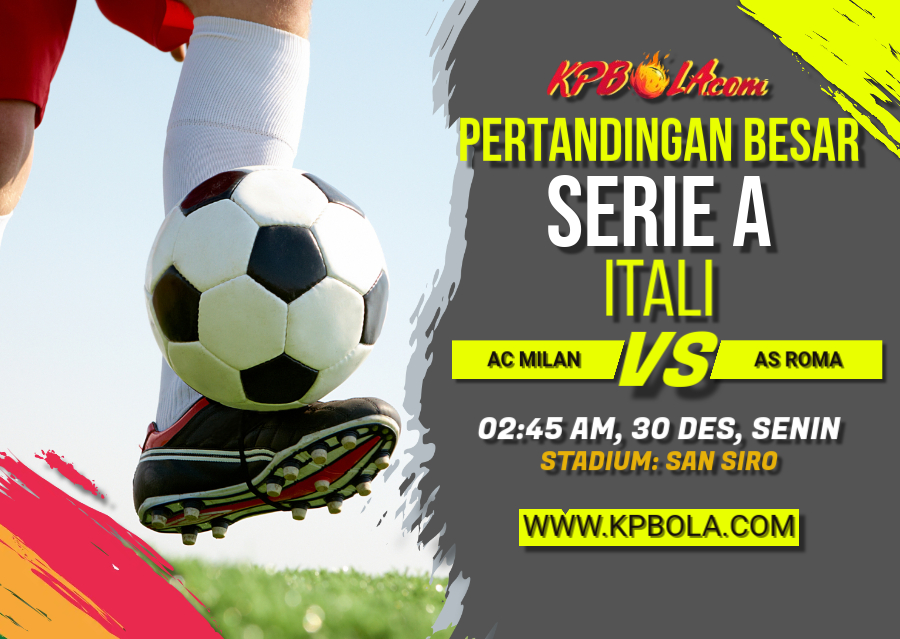 Kami akan menginformasikan prediksi bola dalam kompetisi Liga Itali antara AC Milan vs AS Roma pada tanggal 30 Desember 2024.