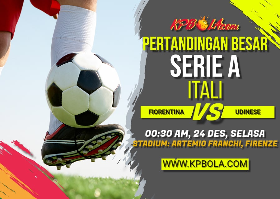 Kami akan menginformasikan prediksi bola dalam kompetisi Liga Itali antara Fiorentina vs Udinese pada tanggal 24 Desember 2024.